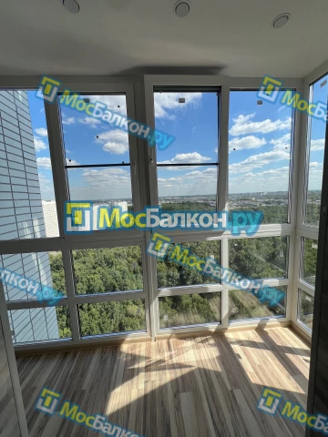 Панорамное остекление заказать под ключ по выгодной цене в Химках от компании МосБалкон