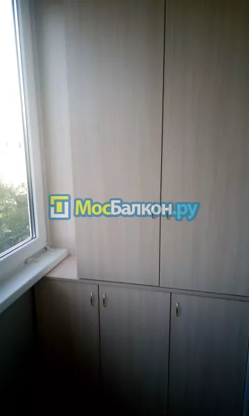 Шкаф на балкон купить в Химках на заказ недорого от МосБалкон