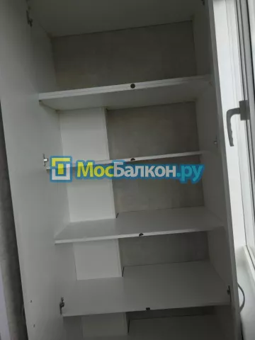 Шкаф на балкон купить в Химках на заказ недорого от МосБалкон