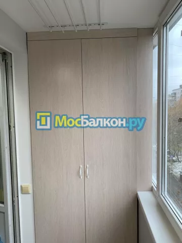 Шкаф на балкон купить в Химках на заказ недорого от МосБалкон