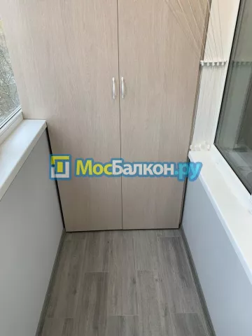Шкаф на балкон купить в Химках на заказ недорого от МосБалкон