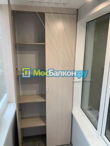 Шкаф на балкон купить в Химках на заказ недорого от МосБалкон