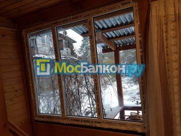 Окна однокамерные для дачи REHAU