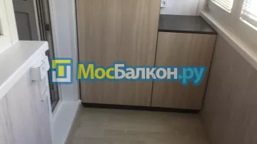 Шкаф на балкон купить в Химках на заказ недорого от МосБалкон