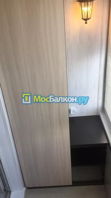 Шкаф на балкон купить в Химках на заказ недорого от МосБалкон