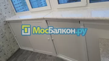 Шкаф на балкон купить в Химках на заказ недорого от МосБалкон
