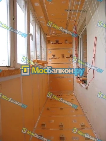 Утепление балкона пеноплэксом в Химках на заказ недорого от МосБалкон