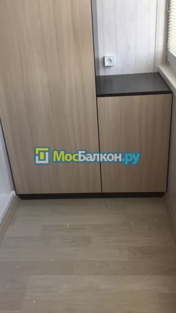 Шкаф на балкон купить в Химках на заказ недорого от МосБалкон