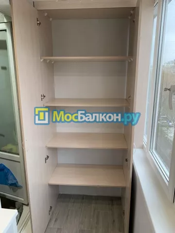 Шкаф на балкон купить в Химках на заказ недорого от МосБалкон