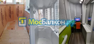 Заказать балкон в Химках цена от 1320 руб | Остекление балконов и лоджий МосБалкон