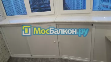 Шкаф на балкон купить в Химках на заказ недорого от МосБалкон