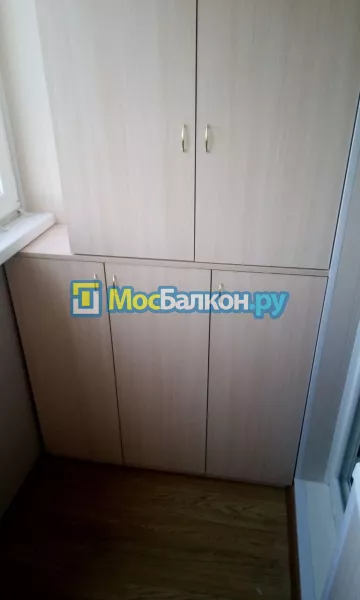 Шкаф на балкон купить в Химках на заказ недорого от МосБалкон