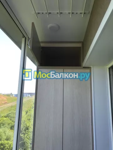 Шкаф на балкон купить в Химках на заказ недорого от МосБалкон