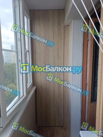 Шкаф на балкон купить в Химках на заказ недорого от МосБалкон