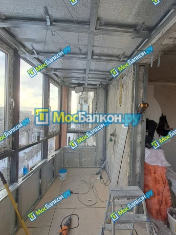 Отделка балконов гипсокартонном в Москве и области | Цены под ключ