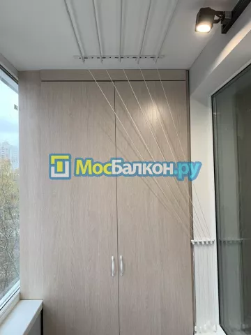 Шкаф на балкон купить в Химках на заказ недорого от МосБалкон