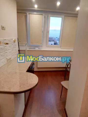 Объединение балкона и лоджии с комнатой в  Химках