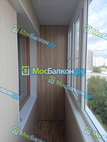Шкаф на балкон купить в Химках на заказ недорого от МосБалкон