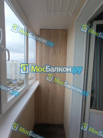 Шкаф на балкон купить в Химках на заказ недорого от МосБалкон