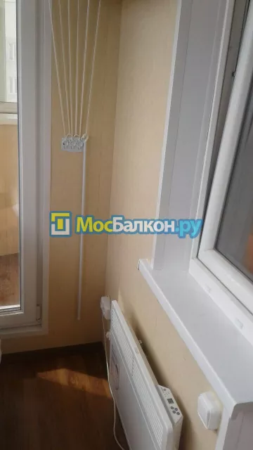Отделка балкона и лоджии пластиковыми ПВХ панелями в Химках от компании МосБалкон