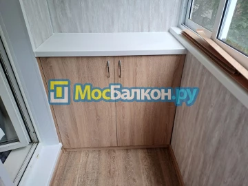 Шкаф на балкон купить в Химках на заказ недорого от МосБалкон
