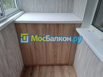 Шкаф на балкон купить в Химках на заказ недорого от МосБалкон