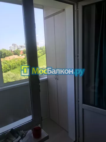 Шкаф на балкон купить в Химках на заказ недорого от МосБалкон