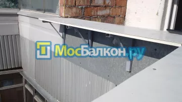 Остекление балконов с выносом заказать в Москве лучшая цена в МосБалкон