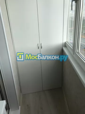 Шкаф на балкон купить в Химках на заказ недорого от МосБалкон