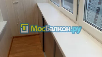 Шкаф на балкон купить в Химках на заказ недорого от МосБалкон