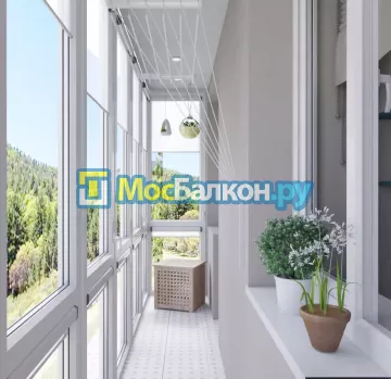 Отделка балкона и лоджии пластиковыми ПВХ панелями в Химках от компании МосБалкон