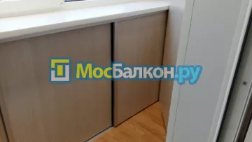 Шкаф на балкон купить в Химках на заказ недорого от МосБалкон