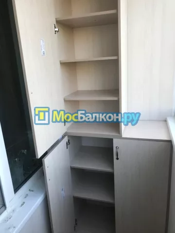 Шкаф на балкон купить в Химках на заказ недорого от МосБалкон