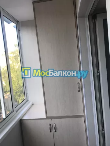 Шкаф на балкон купить в Химках на заказ недорого от МосБалкон