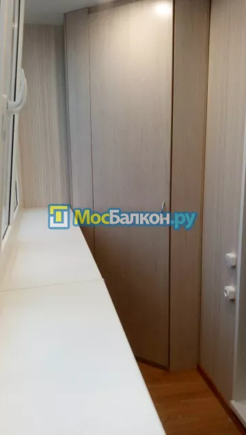 Шкаф на балкон купить в Химках на заказ недорого от МосБалкон