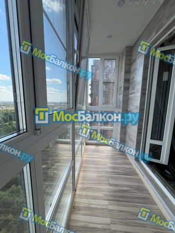 Панорамное остекление заказать под ключ по выгодной цене в Химках от компании МосБалкон