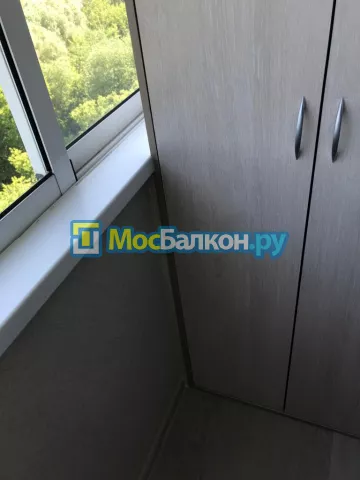 Шкаф на балкон купить в Химках на заказ недорого от МосБалкон