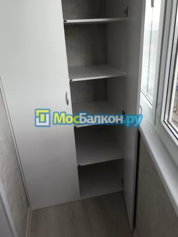 Шкаф на балкон купить в Химках на заказ недорого от МосБалкон
