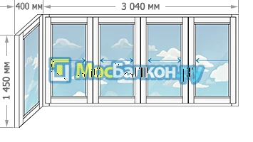 Заказать балкон в Химках цена от 1320 руб | Остекление балконов и лоджий МосБалкон
