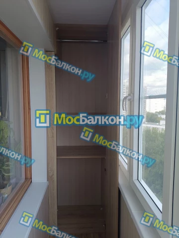 Шкаф на балкон купить в Химках на заказ недорого от МосБалкон