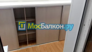 Шкаф на балкон купить в Химках на заказ недорого от МосБалкон