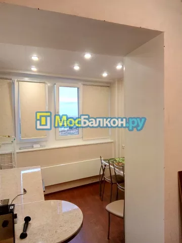 Объединение балкона и лоджии с комнатой в  Химках