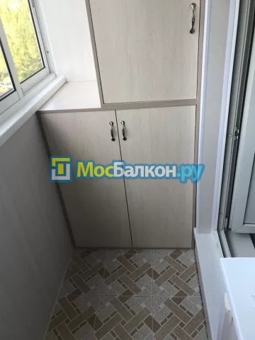 Шкаф на балкон купить в Химках на заказ недорого от МосБалкон