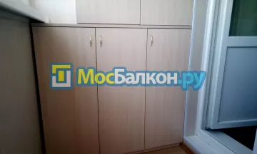 Шкаф на балкон купить в Химках на заказ недорого от МосБалкон