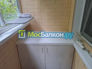 Шкаф на балкон купить в Химках на заказ недорого от МосБалкон
